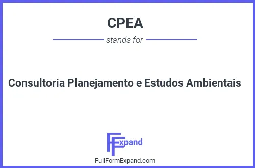 Full form of CPEA