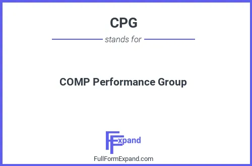 Full form of CPG
