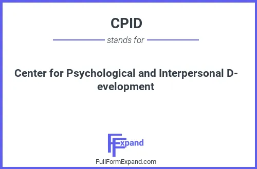 Full form of CPID