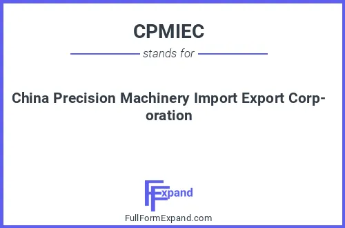 Full form of CPMIEC