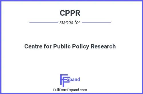 Full form of CPPR