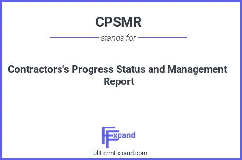 Full form of CPSMR