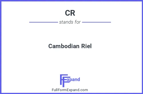 Full form of CR