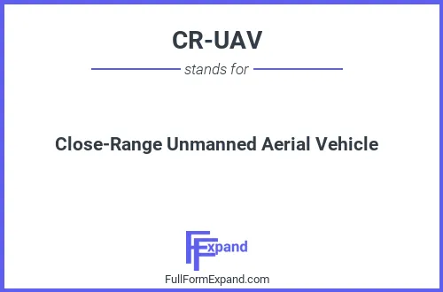 Full form of CR-UAV