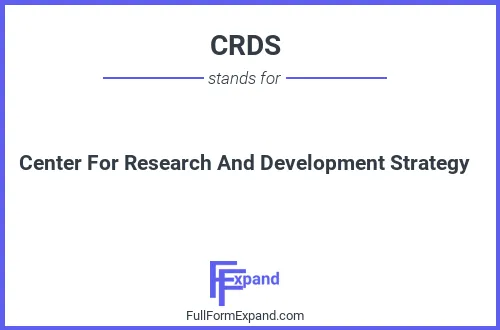 Full form of CRDS