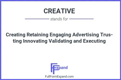 Full form of CREATIVE