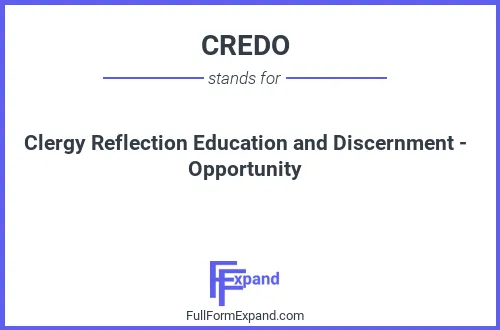 Full form of CREDO