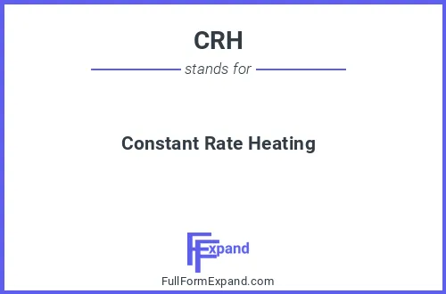 Full form of CRH