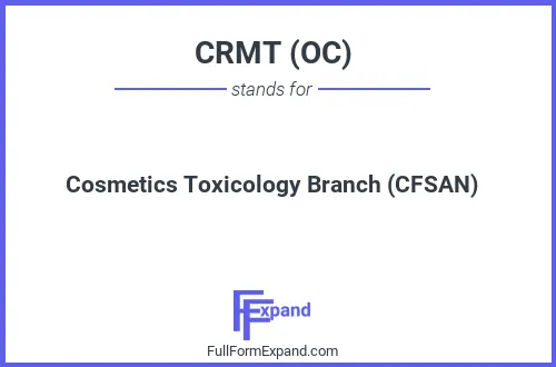 Full form of CRMT (OC)