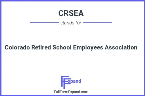 Full form of CRSEA