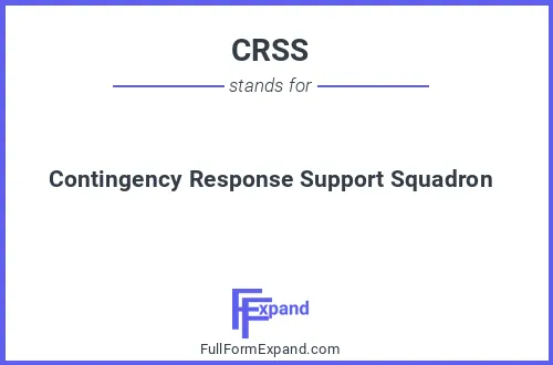 Full form of CRSS