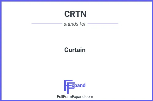 Full form of CRTN