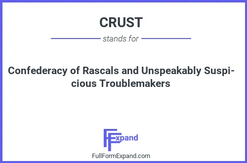 Full form of CRUST
