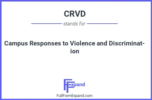 Full form of CRVD