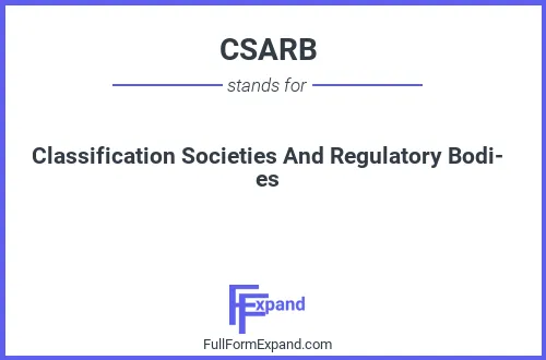 Full form of CSARB
