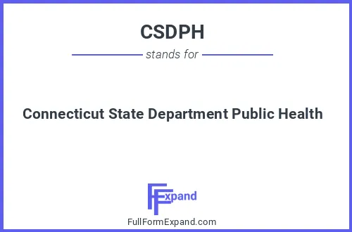 Full form of CSDPH