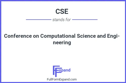 Full form of CSE