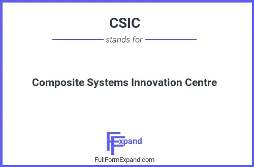 Full form of CSIC