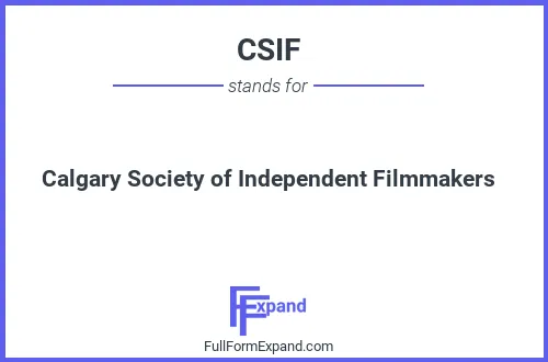 Full form of CSIF