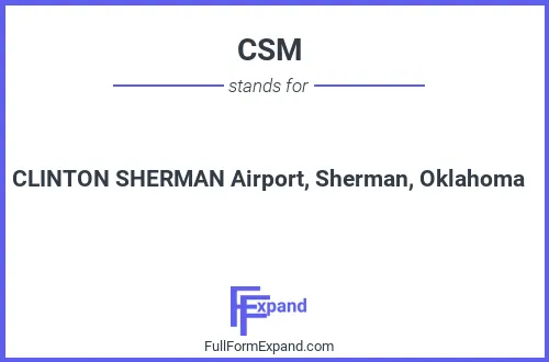 Full form of CSM