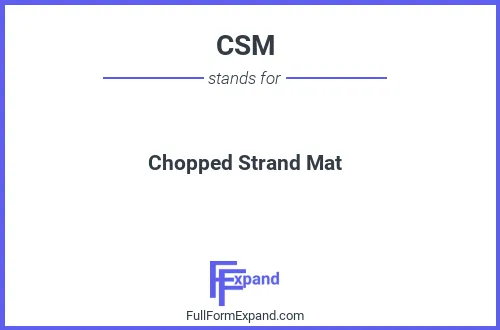 Full form of CSM