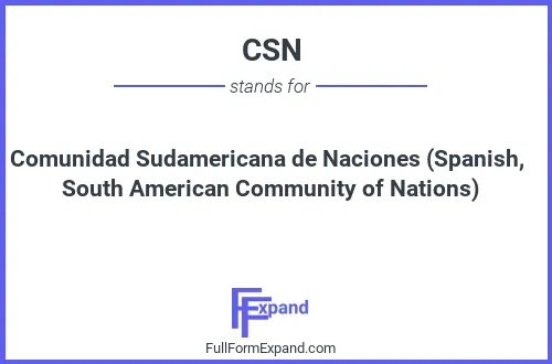 Full form of CSN