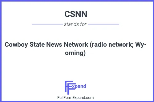 Full form of CSNN