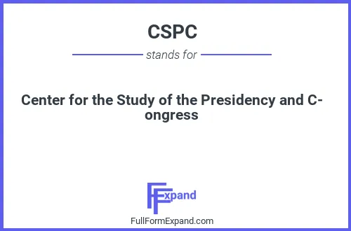 Full form of CSPC