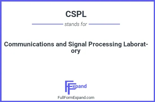 Full form of CSPL