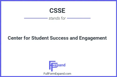 Full form of CSSE