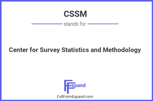Full form of CSSM