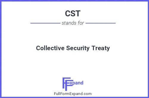 Full form of CST