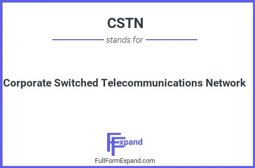 Full form of CSTN