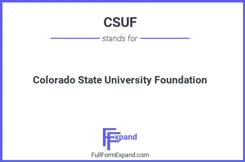 Full form of CSUF