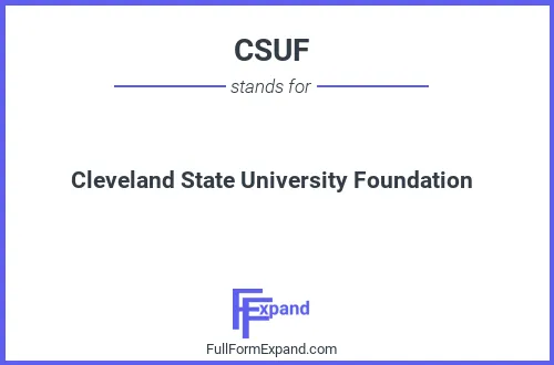 Full form of CSUF