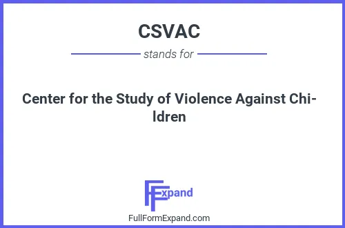 Full form of CSVAC
