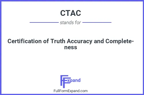 Full form of CTAC
