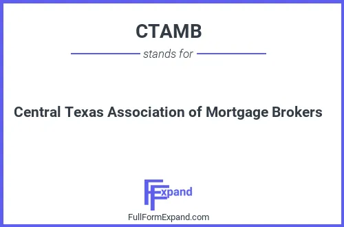Full form of CTAMB