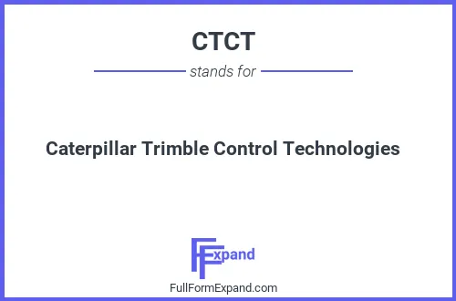 Full form of CTCT
