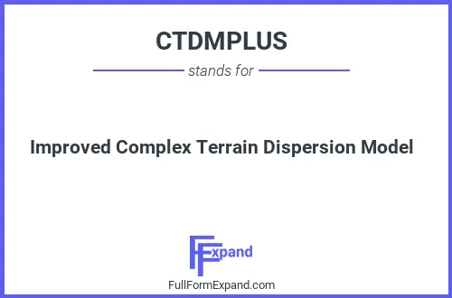 Full form of CTDMPLUS