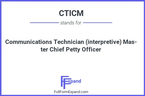 Full form of CTICM