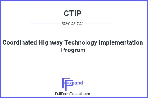 Full form of CTIP