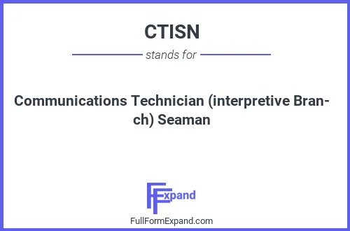 Full form of CTISN