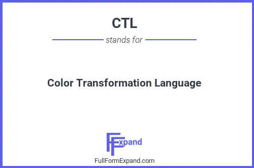 Full form of CTL