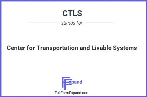 Full form of CTLS