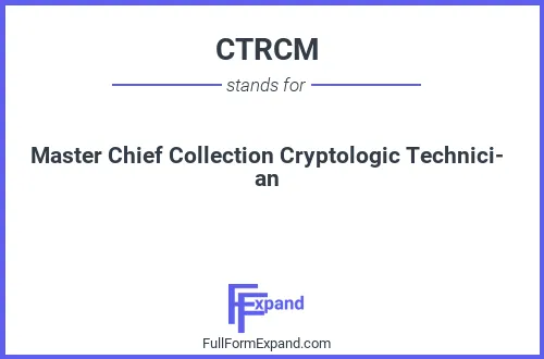 Full form of CTRCM