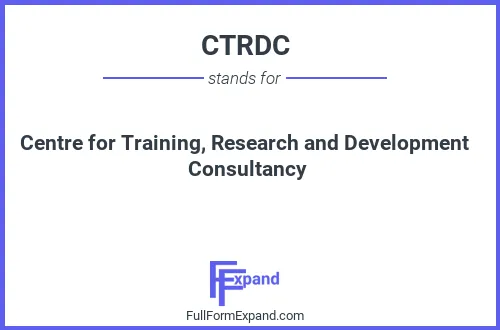 Full form of CTRDC
