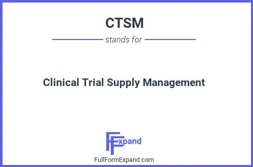 Full form of CTSM
