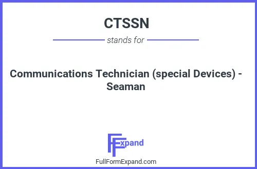 Full form of CTSSN