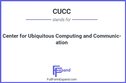 Full form of CUCC
